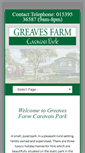 Mobile Screenshot of greavesfarmcaravanpark.co.uk